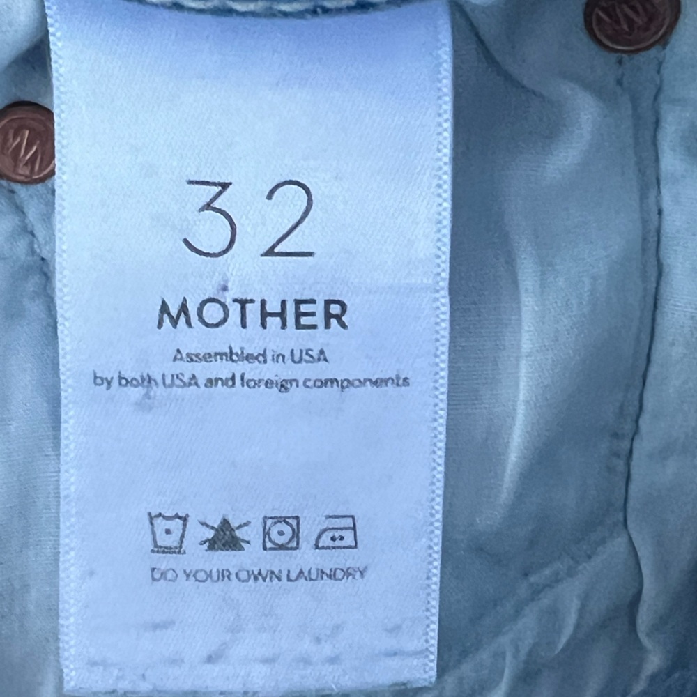 MOTHER THE INSIDER CROP STEP FRAY IN LIMITED EDITION SIZE 32 - Picture 11 of 12